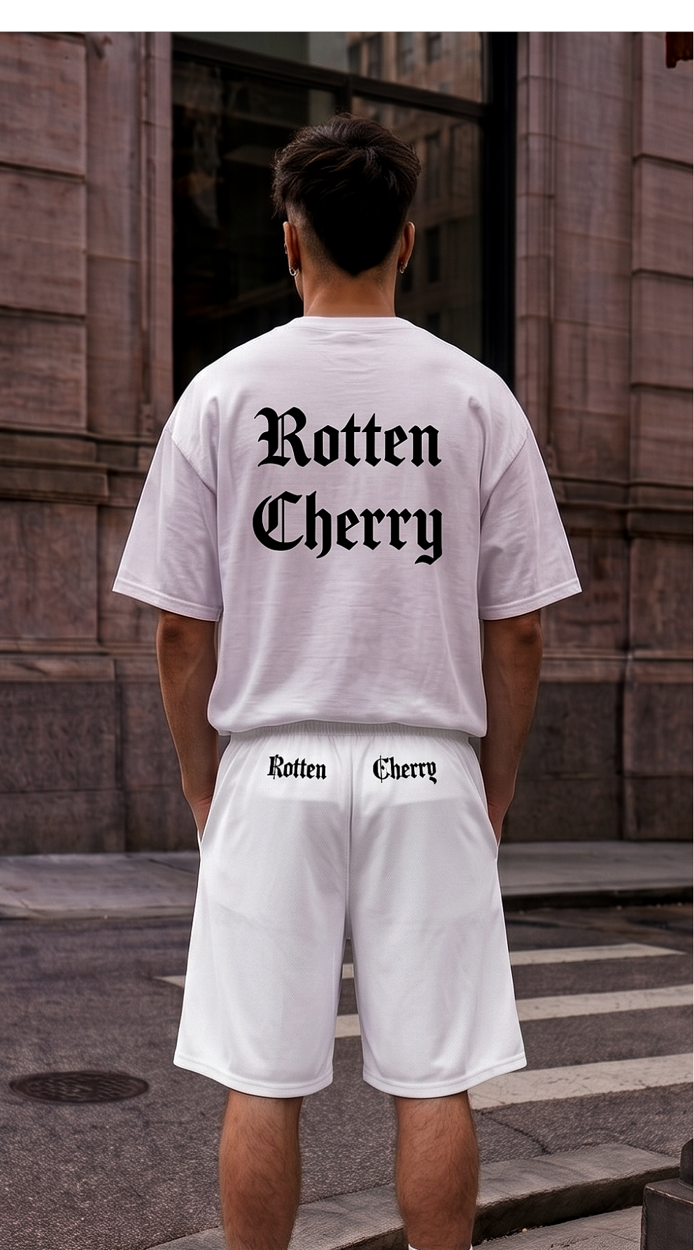 Stay Rotten Essential Shorts - White