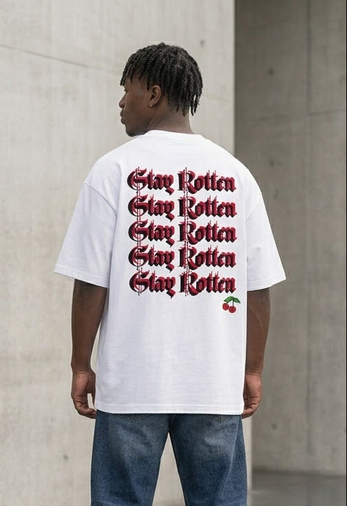 Stay Rotten Tee - White